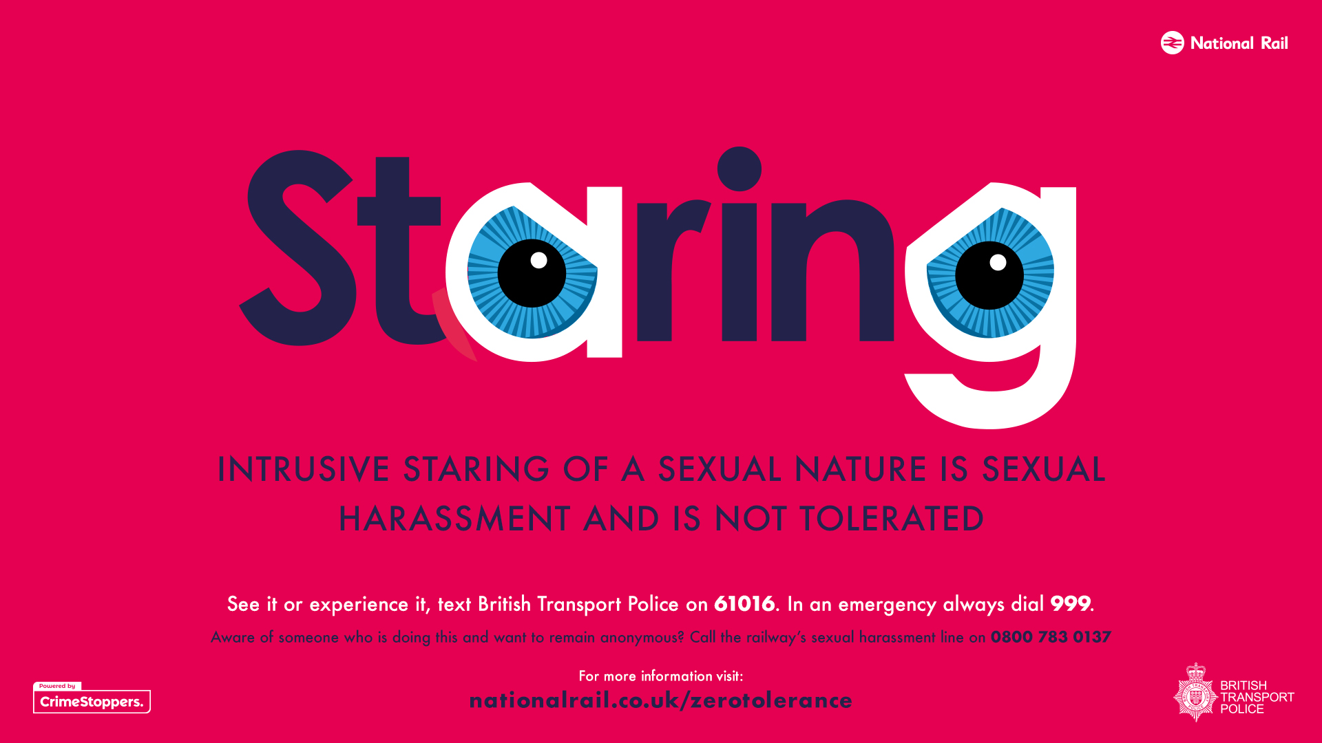 Transport For London Are Launching A Sexual Harassment Campaign To